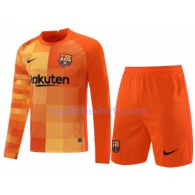 Maillot de Foot FC Barcelone Gardien Domicile 2021-22 Manches Longues - Enfant